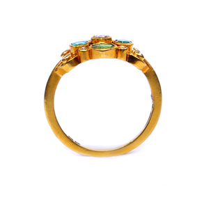 แหวนเพชรมรกตสำหรับงานแต่งงานสุดหรูประดับอัญมณีแฟชั่นสุดคลาสสิกหรูหรามีเสน่ห์ระยิบระยับ - Product Image 4