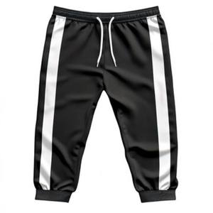 El pantalón de chándal con cordón elástico hecho de forro polar de algodón se puede personalizar tela y colores con logotipos - Product Image 6