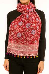 <b>Women</b> Cotton <b>Scarf</b> Stole Soft Breathable Fabric <b>for</b> Office Travel and Daily Use <b>for</b> Best Price - Product Image 4