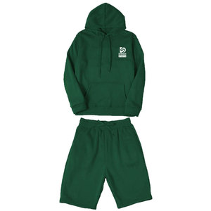 100% Cotton Solid Casual <b>Knitting</b> Lightweight Men Hoodies Short <b>Set</b> Street Wear Soft Fabric Men Hoodie & Short <b>Set</b> - Product Image 1