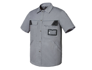 Meilleures ventes Chemises de travail d'été Polyester Coton Sergé Vêtements de travail à manches courtes Imprimé Usine Atelier Construction Fabriqué en Inde - Product Image 5