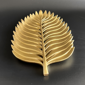 Plateau à feuilles durable pour table à manger Présentoir culinaire tendance Vitrine de banquet élégante et plateau de présentation 2025 - Product Image 4