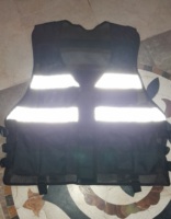 Gilet de sécurité réfléchissant haute visibilité en polyester pour vêtements de travail médical, uniformes de gardien de sécurité et d'attache-chien - Respirant et à séchage rapide