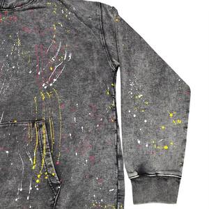 Sudaderas con capucha desgastadas lavado ácido para Hombre | Sudaderas con capucha para hombre con logotipo personalizado de gran tamaño | Moda informal al por mayor - Product Image 6