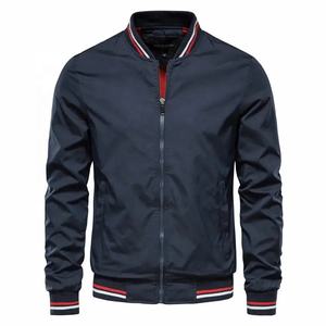 OEM Custom Logo <b>Men's</b> Winter Wool Bomber <b>Jacket</b> Windproof Satin Varsity Design Waterproof for Outdoor Wholesale Shipping Air - Product Image 2