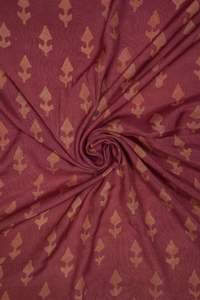 Tissus indiens à imprimé de fleurs personnalisées noires Coton Polyester Imprimé numérique pour robes de mariée Sacs Directement du fournisseur - Product Image 4