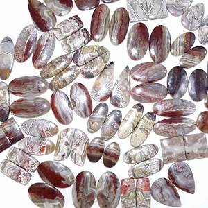 คู่ควอทซ์ลูกไม้อาเกตธรรมชาติหลายรูปทรงมีดีไซน์หลวมดีไซน์สวยทันสมัยทำเครื่องประดับ - Product Image 3