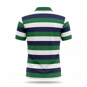เสื้อเจอร์ซีย์ผ้าฝ้ายแห้งเร็วสำหรับผู้ชาย สีพื้น ไซส์ใหญ่ เสื้อทำงานลำลอง ขายส่ง รับสกรีนโลโก้ - Product Image 2