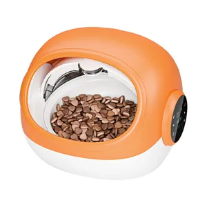 Automatic Pet Feeder Chip Identification Cat Electronic Pet Feeder Food Fresh Prevent Other Pets from Snatching Food