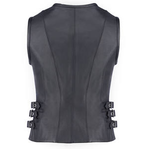 Elegante Chaleco de cuero con cremallera para mujer Cintura de punto de moda de alta calidad ajustable de Siyan Sons Industries - Product Image 2