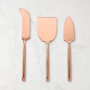 Ensemble de couverts en acier inoxydable doré de haute qualité, vaisselle pour fête, ustensiles en métal poli miroir - Product Image 2