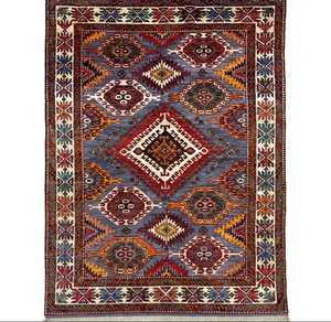 Tapis de style turc noué à la main Oushak bleu 9x12, tapis modernes Oushak colorés personnalisés disponibles - Product Image 2