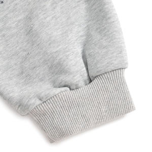 Sweat-shirts pour hommes en molleton de coton lourd, entièrement recouverts de strass, col à capuche, personnalisables, streetwear pour hommes - Product Image 4