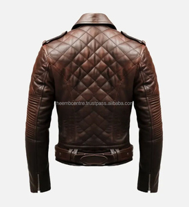 Chaqueta de Cuero Suave Ajustable para Hombre, Ropa de Moda de Nueva Llegada con Mangas Largas, Chaqueta de Último Estilo para Hombre - Product Image 3