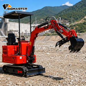 Mini-excavatrice fiable refroidie par <span class=keywords><strong>eau</strong></span> Kubota Z482 Diesel <span class=keywords><strong>1</strong></span> tonne, petite micro-pelle compacte avec cabine chauffée pour l'Europe - Product Image 2