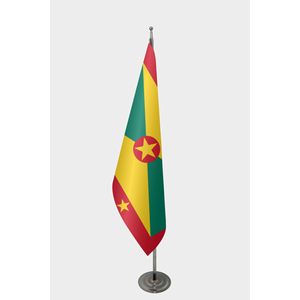 Drapeau officiel d'Intérieur de Grenade, Impression Numérique Personnalisée, en Aluminium, Polyester Durable, Soie, Plastique, pour l'Assurance Automobile et l'Éducation - Product Image 1