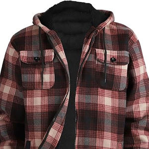 Manteau à la mode pour hommes-Manteau d'hiver chaud et élégant pour hommes, veste épaisse et douce avec col à revers/respirant - Product Image 2