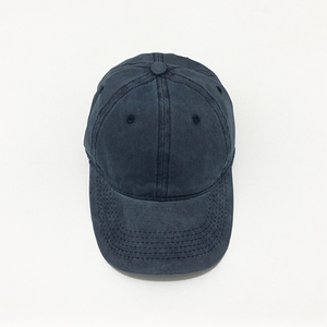 Gorra de béisbol de 6 paneles sin estructura con logotipo personalizado, ropa de calle de alta calidad con diseño liso - Product Image 2