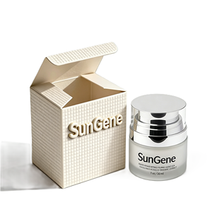 Caja Magnética Plegable de Papel Texturizado Reciclable con Logotipo Personalizado de Alta Gama para Cosméticos y Cuidado de la Piel (Crema Facial, Crema para Ojos) - Product Image 2