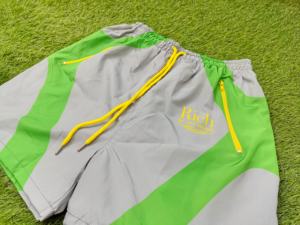 Streetwear personnalisé deux pièces survêtement tissé en nylon et polyester coupe-vent veste courte Se Patchwork Zip personnalisable ensemble court - Product Image 3