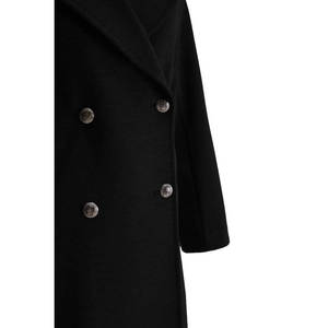 Manteau trench croisé pour femme - Blazer d'hiver style coréen en tissu tissé respirant - Product Image 2