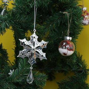Adornos colgantes de Navidad de diseño moderno colgante de Metal en forma de estrella para bodas, suministros festivos y para fiestas al precio más barato - Product Image 4