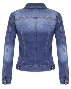 New Fashion Custom Color Button up Plus Size Womens Coats and Denim <b>Jacket</b> Winter 2025 Customized Lady's Jean Denim <b>Jackets</b> - Product Image 3