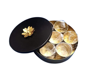 Caja de especias masala de calidad exclusiva, diseño admirable, forma redonda, contenedor masala dabba para regalo de boda. - Product Image 4