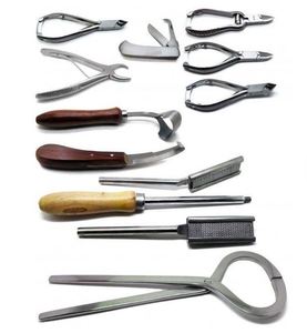 ชุดเครื่องมือตรวจวัดกีบม้าสำหรับสัตวแพทย์ 10 ชิ้น ทำจากสแตนเลสสตีล แบบใช้มือ ระดับ Class I สำหรับงานทั่วไป - Product Image 1