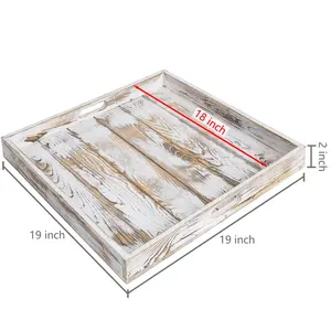 ถาดเสิร์ฟไม้สไตล์โมเดิร์นหรูหราสลักลายสำหรับบ้านและร้านอาหาร - Product Image 6