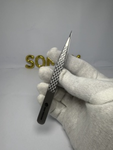 Pinzas de extensión de pestañas Plata Logotipo personalizado Acero inoxidable Etiqueta privada - Product Image 5