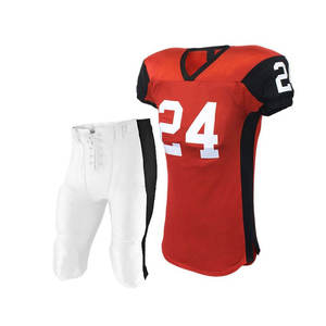 Meilleure qualité d'uniformes de football américain avec logo personnalisé pour adultes vêtements de sport d'équipe à manches courtes respirants ensembles personnalisables - Product Image 6