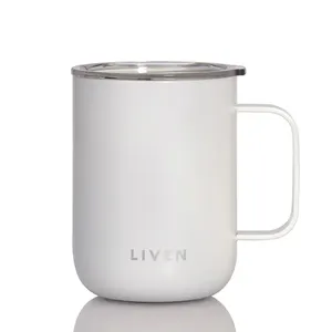 Tasse de camp à revêtement intérieur en céramique en acier inoxydable Acera Liven Liven Glow 16 oz fabriquée à la perfection et conçue