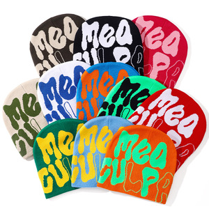 2025 News Manufacturer Custom logo <b>Winter</b> Cuffed Knitted <b>Hats</b> Fashion Hip hop <b>Hat</b> for <b>Men</b> Warm Beanie <b>Hats</b> - Product Image 1