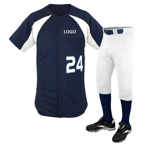 Maillot et pantalon de baseball et de softball à impression personnalisée à la mode fabriqués en usine prix bon marché ensemble d'uniformes de nouvelle arrivée - Product Image 5
