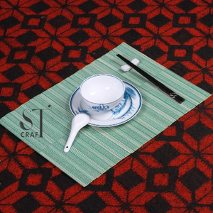 Mantel Individual de algas marinas naturales tejidas a mano de alta calidad para mesa de comedor, mantel ecológico resistente al calor hecho en Vietnam - Product Image 3