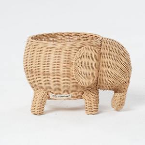 Cestas de mimbre con forma de cisne natural, artículos y accesorios para bebés al por mayor, cestas tejidas a mano. - Product Image 6