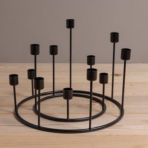 Bougeoir en métal durable et élégant conçu pour des solutions d'éclairage polyvalentes dans les mariages ou les espaces domestiques quotidiens - Product Image 6