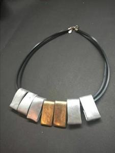 Gargantilla de resina y Metal de alta calidad, el mejor diseño, tendencias, joyería para mujer, collar, pendientes, accesorio, acero inoxidable chapado en oro - Product Image 4