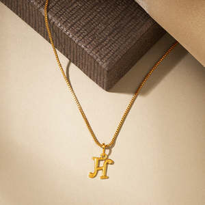 จี้ตัวอักษร H สีทองคลาสสิก ประดับเพชรซิคอน พร้อมสร้อยคอเชือก สำหรับเป็นของขวัญสุดอินเทรนด์ - Product Image 6