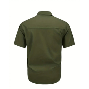 เสื้อช่างคุณภาพเยี่ยม ทนทาน มองเห็นได้ชัดเจน แขนสั้น สำหรับงานอุตสาหกรรม ช่างซ่อมรถยนต์ ผลิตจากโพลีเอสเตอร์ - Product Image 3