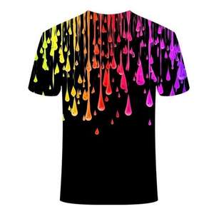 T-Shirts imprimés en Polyester de haute qualité à col rond et à séchage rapide pour hommes, personnalisation OEM - Product Image 2