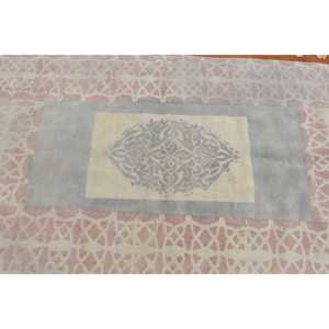 พรมตุรกี, พรมปูพื้นขนาด 5.5x7.2 ฟุต, พรมขนสัตว์สีน้ำตาลเทา - Product Image 4