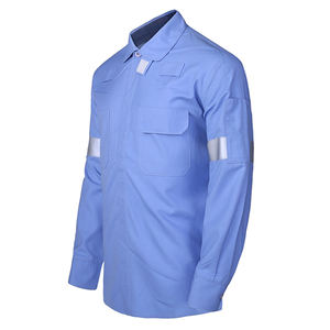 Traje DE SEGURIDAD ignífugo reflectante de alta resistencia para hombres con mangas largas Ropa de soldadura a prueba de fuego y resistente al agua - Product Image 3