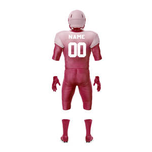 Vente d'usine directe nouveau Design respirant hommes adulte Football uniforme à manches courtes bas quantité minimale de commande Football américain entraînement imprimé - Product Image 4