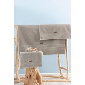 Cotton Box Wellness Sand Beige Bath <b>Towel</b> <b>Set</b> - Product Image 1