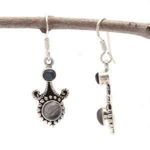 Pendientes de piedras preciosas de labradorita chapados en plata para mujer, joyería de moda, gancho colgante para fiesta o regalo - Product Image 2