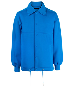 เสื้อแจ็กเก็ตผ้าลูกฟูกสีฟ้าลายแกะย้อมสีขนาดใหญ่พิเศษโลโก้แบบออกแบบได้ตามต้องการ - Product Image 1