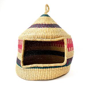 Cama para Gatos de Pasto Marino de Colores, Casa para Gatitos Tejida a Mano con Pasto Marino, Muebles para Gatos Directamente del Proveedor - Product Image 4