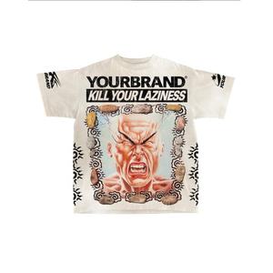 T-shirts pour hommes personnalisés Boxy Fit impression personnalisée Dtg t-shirt surdimensionné t-shirt lavage à l'acide t-shirts avec DTG - Product Image 4